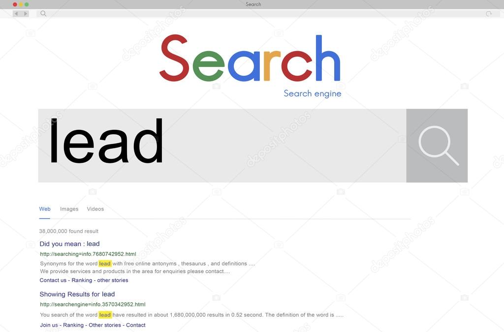 Clean one-page website example